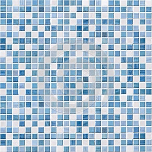 Blue tile wall high resolution