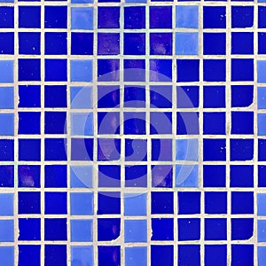 Blue Tile Wall Texture.