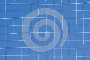 Blue tile wall texture background distorted
