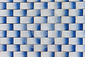 Blue tile wall texture beautiful pattern