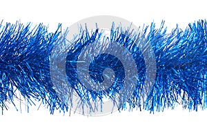 Blue tinsel