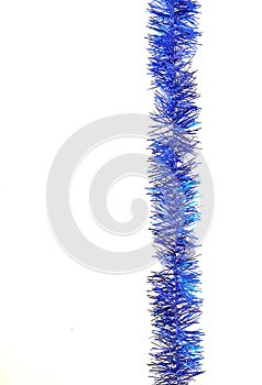 Blue tinsel