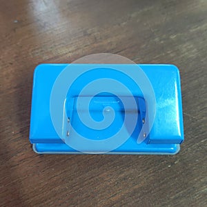 Blue Tinted Paper Hole Puncher