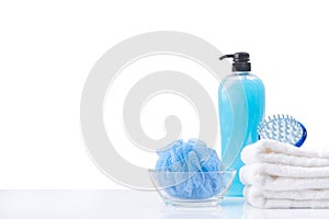 Blue toiletry