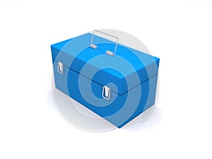 Blue toolbox