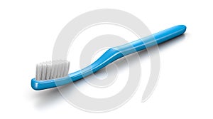 Blue Toothbrush on White