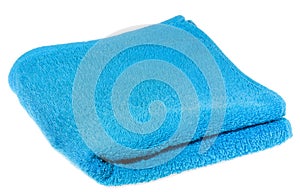 Blue towel