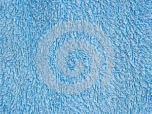 Blue towel texture