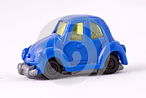 Blu giocattolo auto 