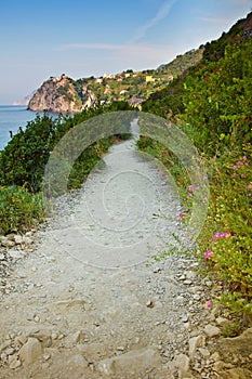 Blue trail to the Cinque Terre