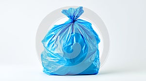 blue trash bag, AI generated