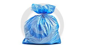blue trash bag, AI generated