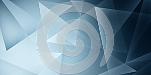 Blue triangle abstract presentation background. Grey white abstract background geometry shine and layer element vector for presen