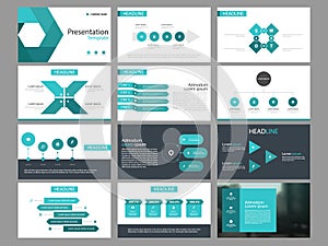 Blue triangle Bundle infographic elements presentation template. business annual report, brochure, leaflet, advertising flyer,