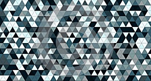 Blue triangle tiles texture, seamless pattern graphic background