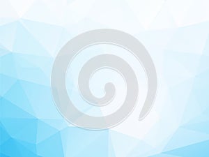 Blue triangles background