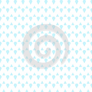 blue triangles seamless pattern
