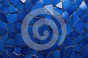 Blue Triangular Texture - Abstract Geometric Pattern Background for Web Design and Wallpaper