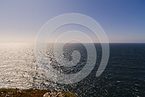 Blue tropical sea surface