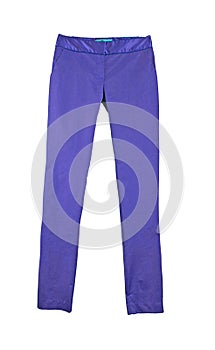 Blue trousers leggings