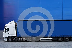 Blue truck