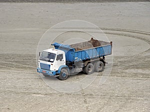 Blue truck