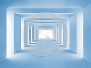 Blue tunnel