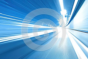 Blue Tunnel of Speed