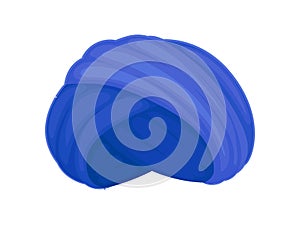 Blue turban. Vector illustration on white background.