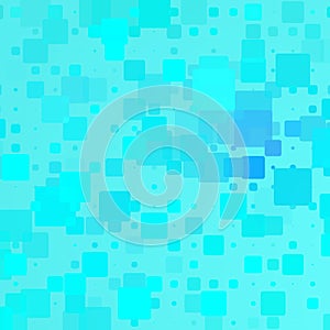 Blue turquoise glowing rounded tiles background