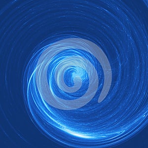 Blue twirl photo