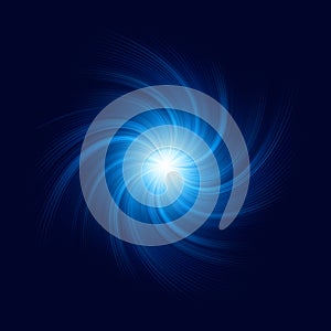 Blue Twirl Background. EPS 10