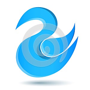 Blue twitter bird logo