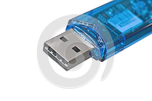 Blue usb memory stick