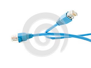 Blue UTP cable