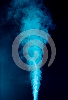 Blue vapor photo