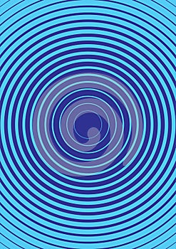 Blue vector illustration which consist of circles