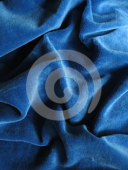 Blue velvet background
