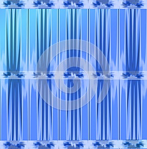 Blue Vertical Design