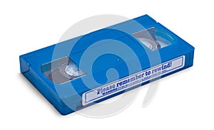 Blue VHS Tape