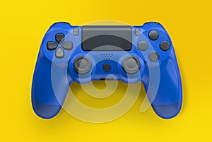 Blue video game controller