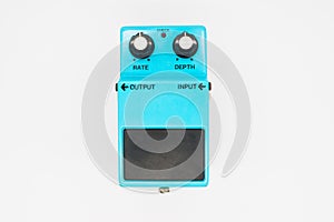 Blue vintage pedal