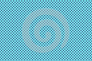Blue violet dotted halftone. Regular frequent dotted pattern. Half tone background.