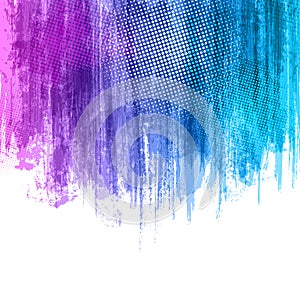 Blue Violet Paint Splashes Gradient Background. Vector eps 10 design illustration with place for your text and logo