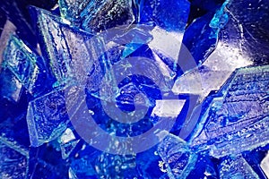 Blue vitriol mineral texture