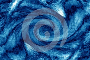Blue vortex abstract