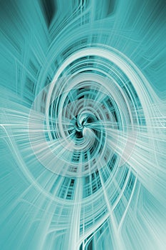 Blue vortex abstract , fiber technology