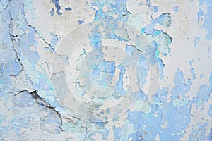 Blue wall of different shades of the background structure