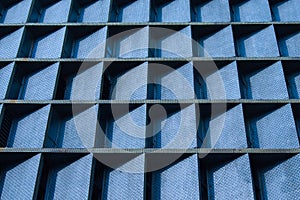Blue wall pattern