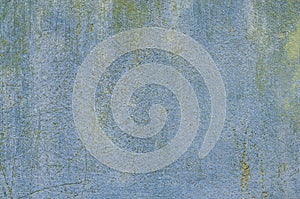 Blue wall plaster background texture
